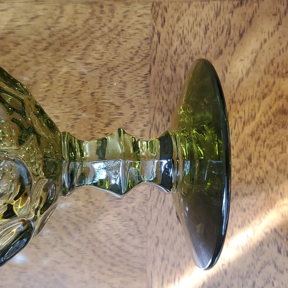 Imperial Glass Verde Provincial Compote 💚 - Picture 5 of 7